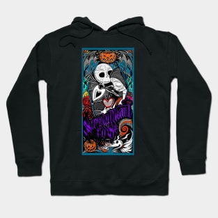 Simply Meant To Be Jack and Sally, the nightmare before Christmas, jack skellington, halloween, pumpkin king Hoodie